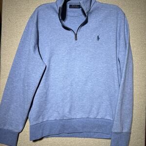 Polo Ralph Lauren Estate Rib 100% Cotton Quarter-Zip Pullover Sweater Size M